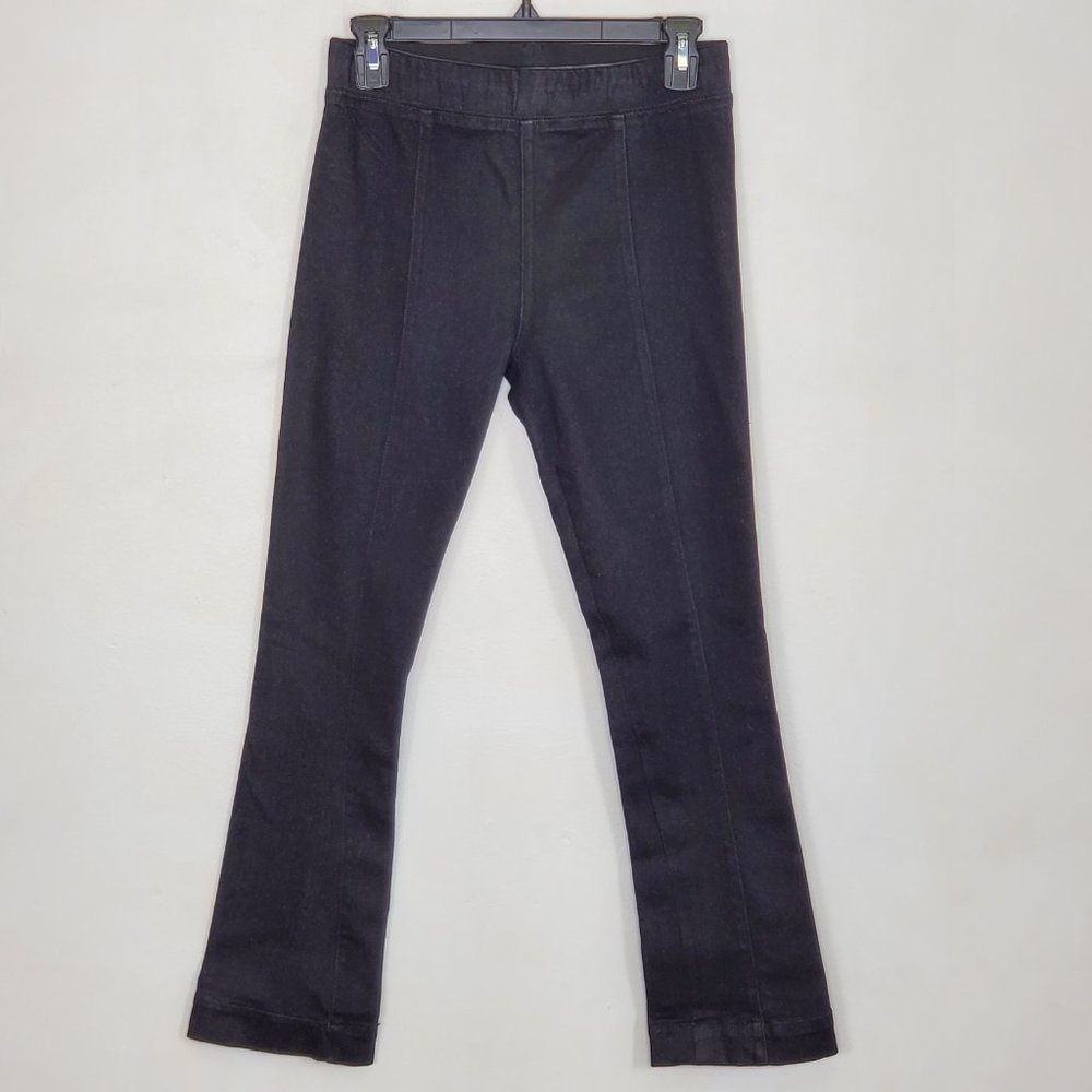 HELMET LANG Black Denim Crop Leggings 26 EUC